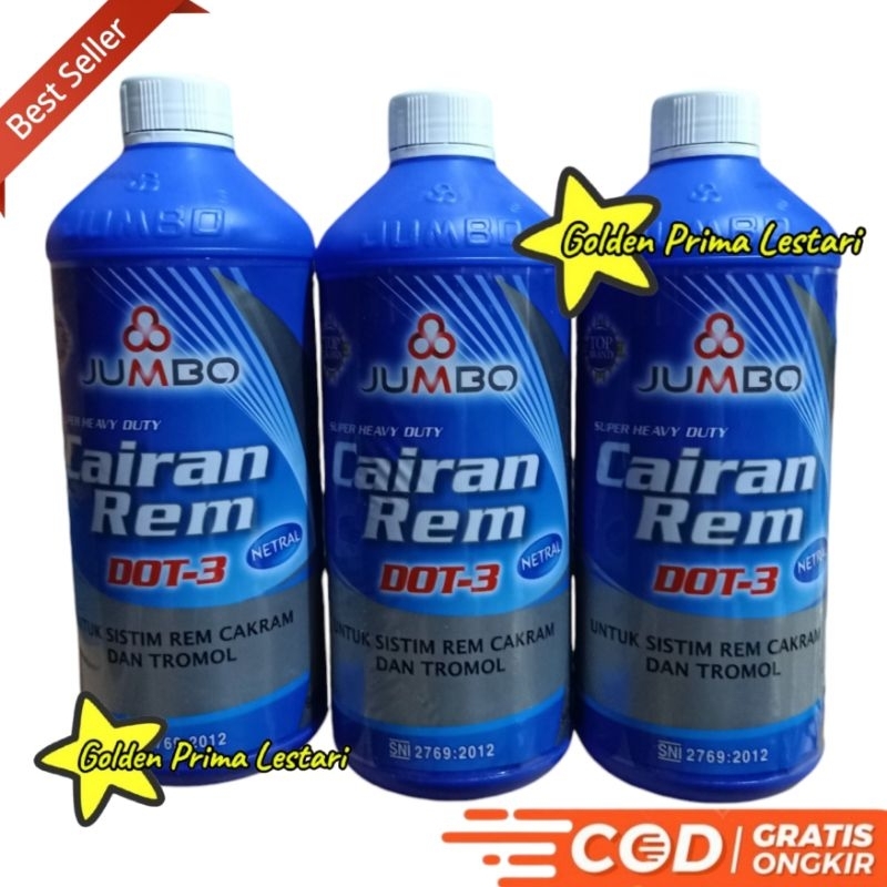 Minyak Rem Jumbo Dot-3 1 Liter (READY STOCK)