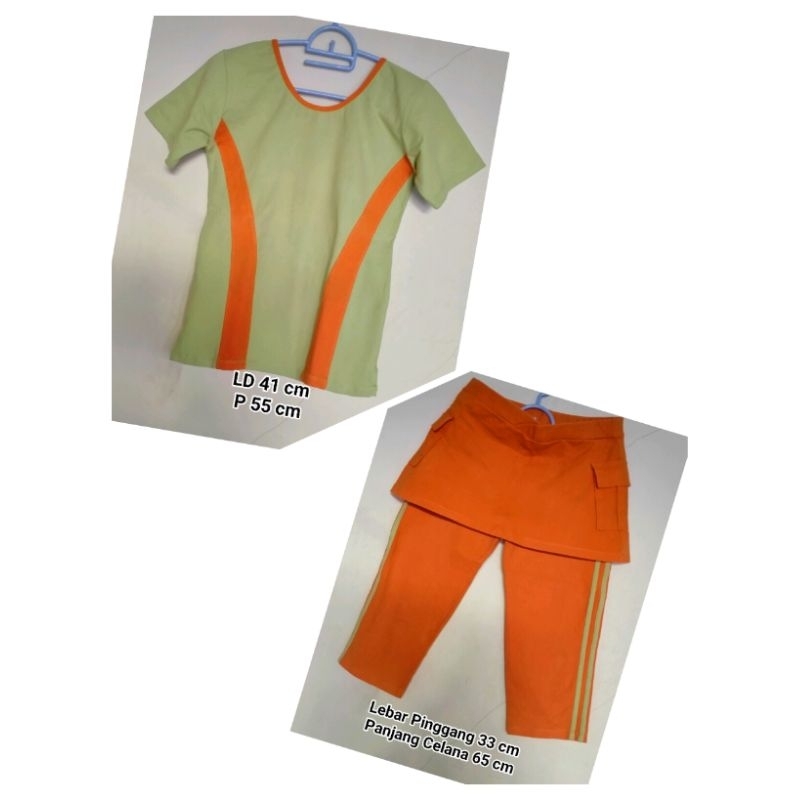 Set Baju Senam Aerobik/Yoga