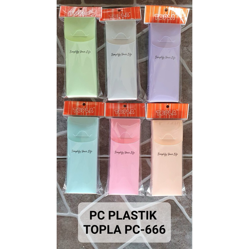 

Kotak Pensil TOPLA PC 666 Warna Pastel