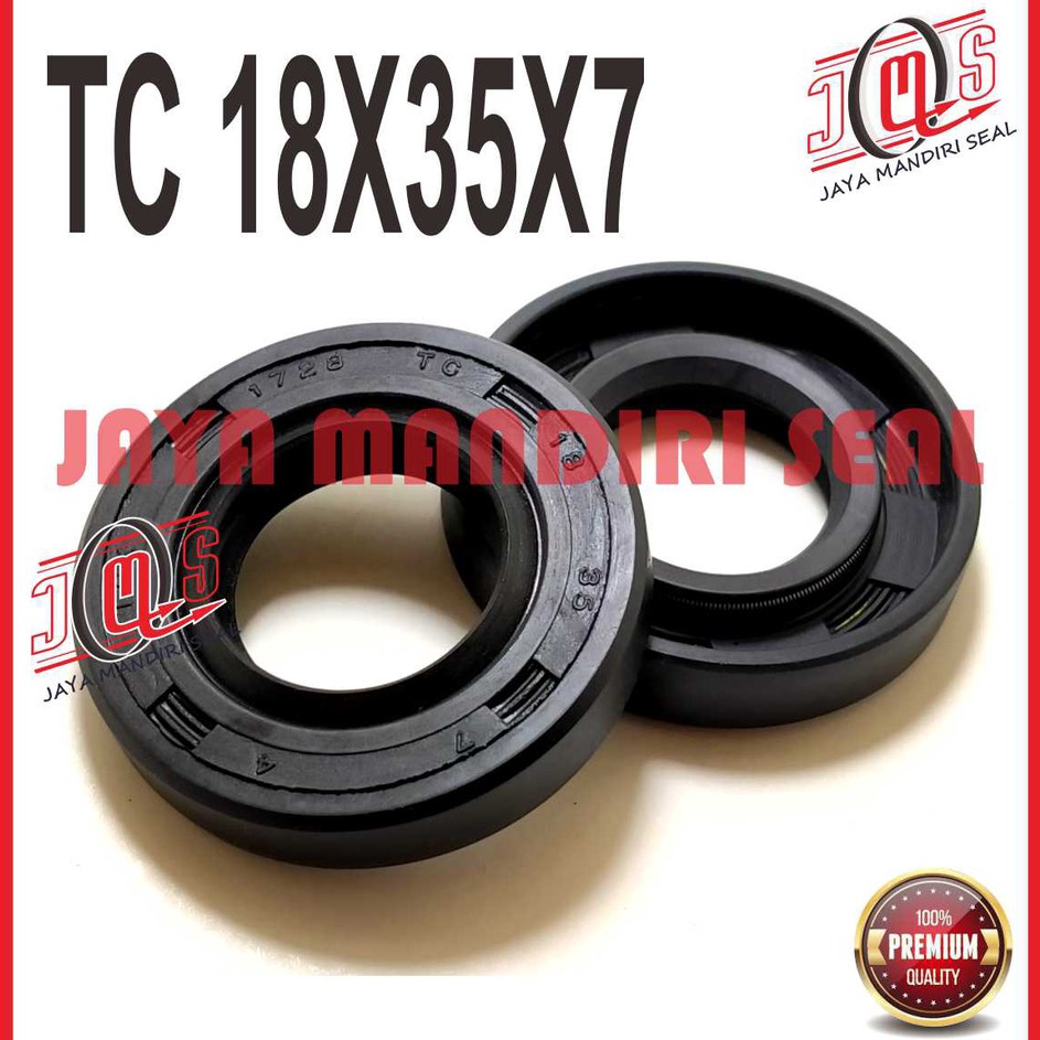 

LUAR BIASA OIL SEAL TC 18X35X7 18357 18357