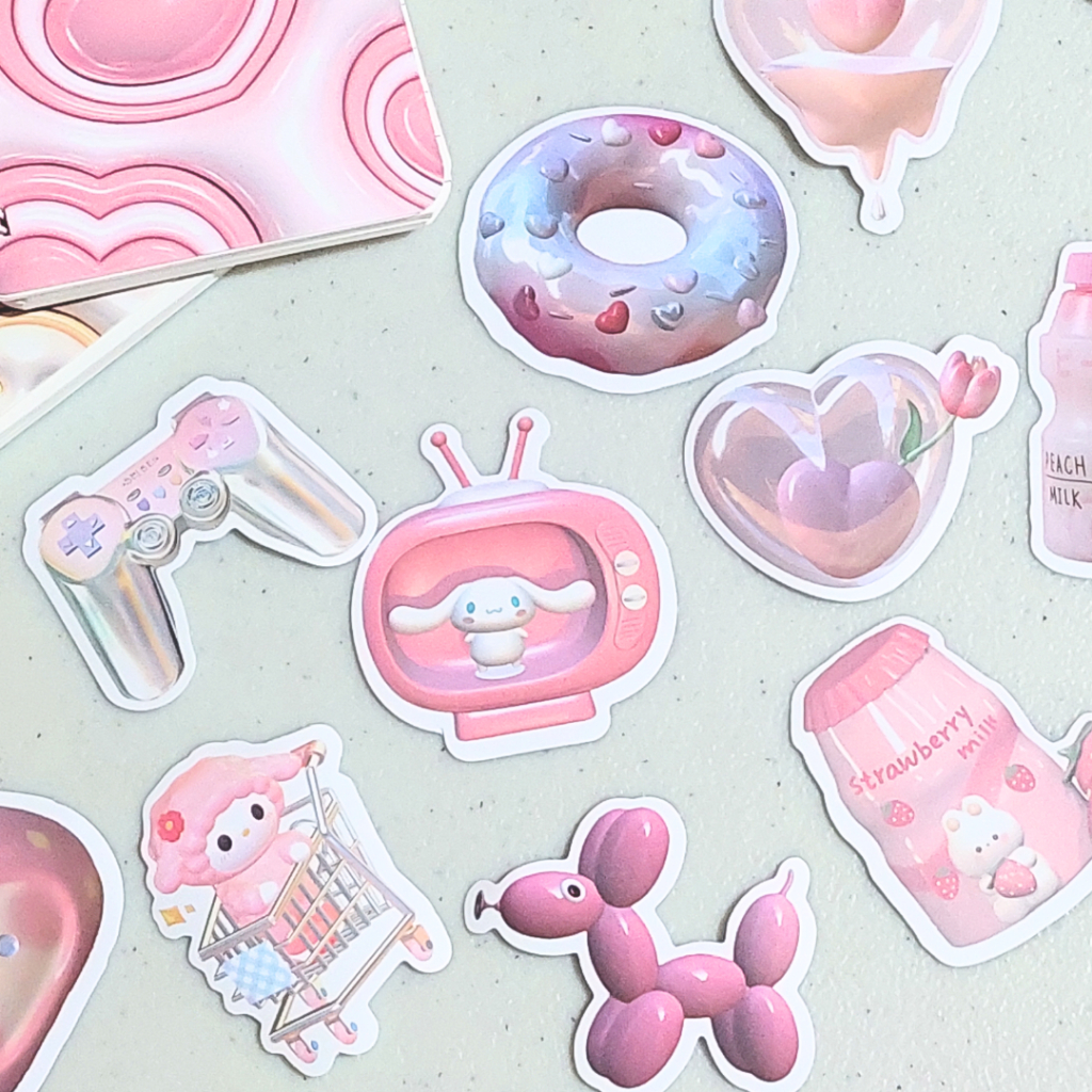 

Sticker Lucu Waterproof Tahan Air Karakter Sanrio | Coquette | Y2K | Aesthetic | Sticker | Hiasan | Dekorasi