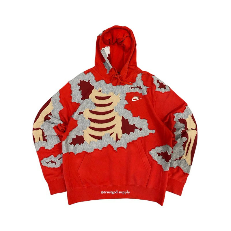 REWORKED NIKE SKELETON HOODIE