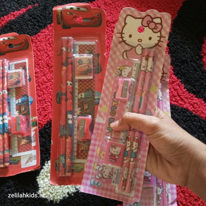 

Alat tulis set pensil penghapus anak murah