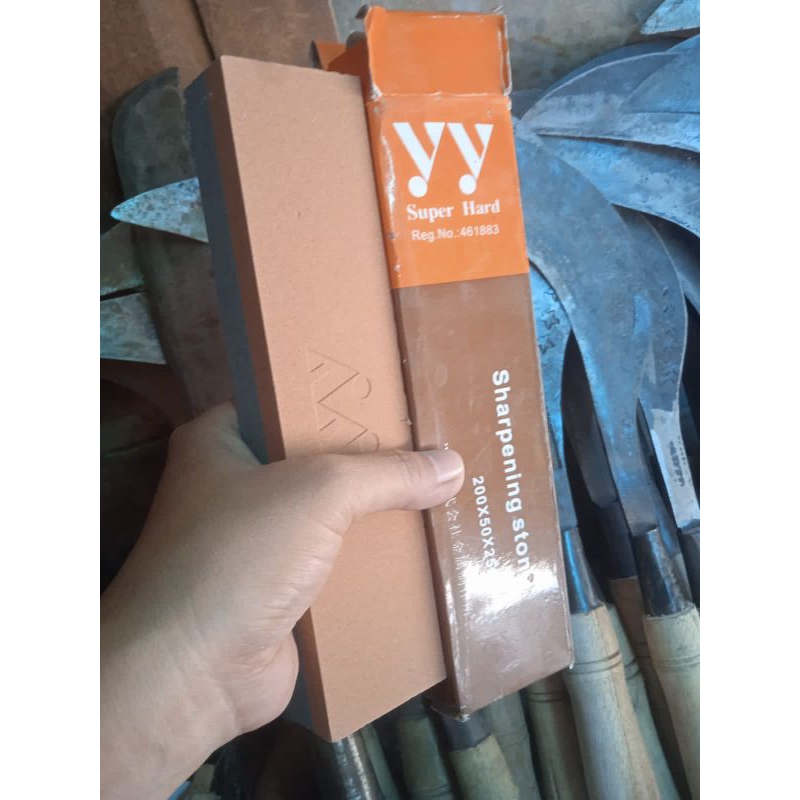 Pisau Asahan Baja Otomatis Super Tajam Kristal Asli Jepang - Knife Alat Batu