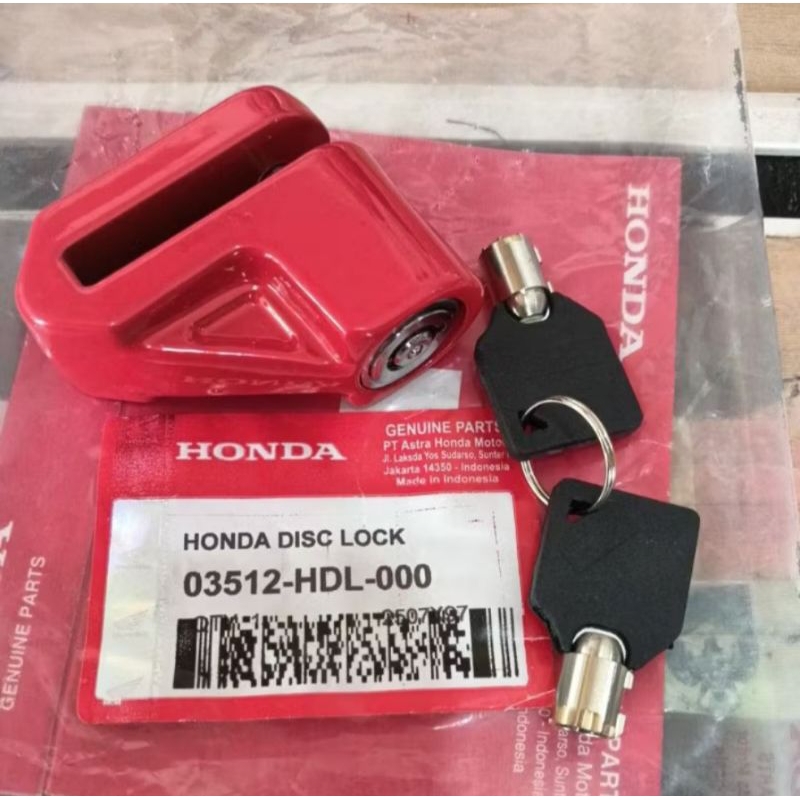 gembok cakram honda