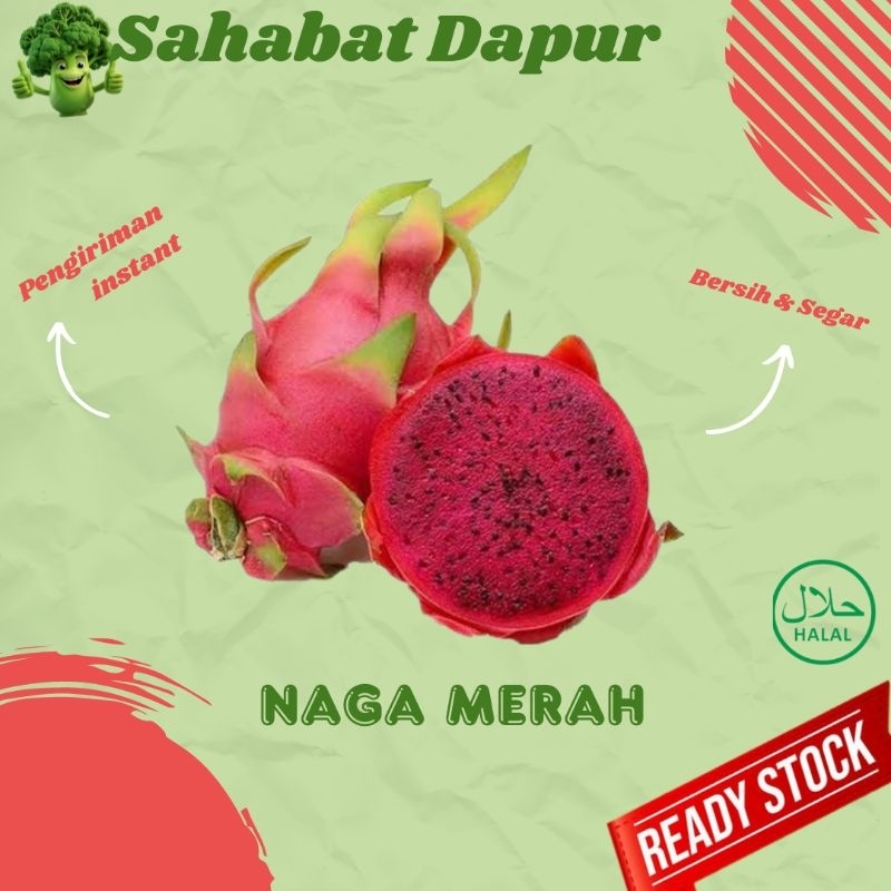 

Buah naga merah - buah fresh - Sahabat Dapur Delivery
