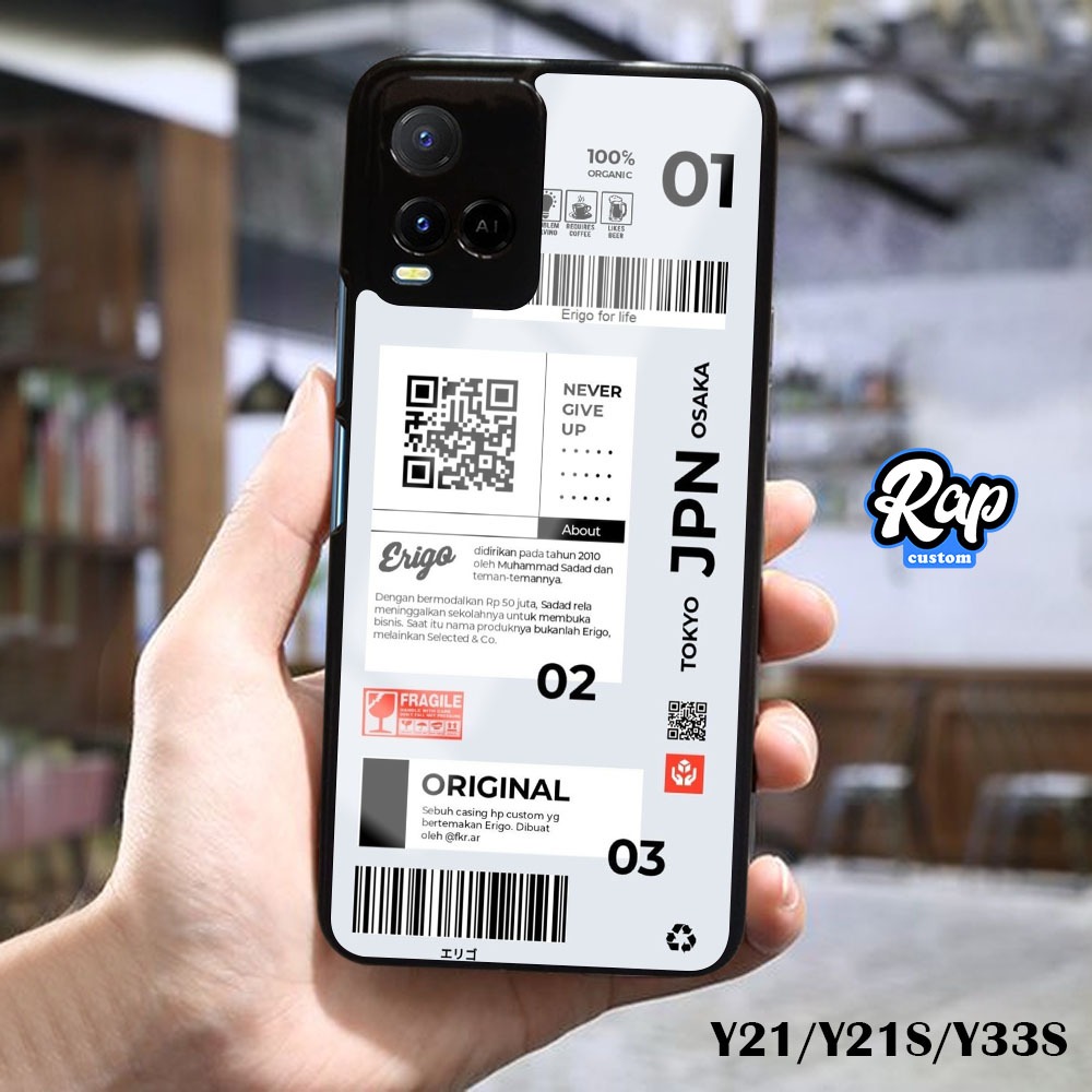 Case Vivo Y21 Y21S Y21A Y21E Y21T Y33T Y33S Fashion Case Gambar DHL Motif Lucu Aesthetic Casing Hp C