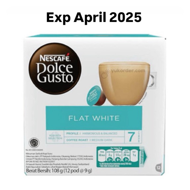 

Nescafe Dolce Gusto Flat White - Capsule Original