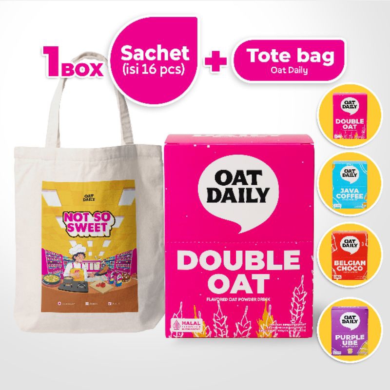 

FREE Totebag Oat Daily Flavored Oat Powder (16 pcs/1 box)
