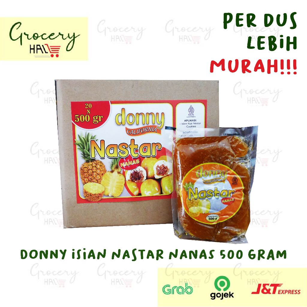 

[ HARGA DUS ] DONNY ISIAN NANAS NASTAR 500 GRAM - 1 DUS ISI 20