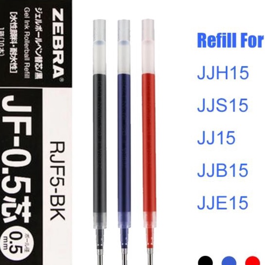 

HEBOH REFILL ISI PEN PULPEN GEL ZEBRA SARASA JF 5 7mm