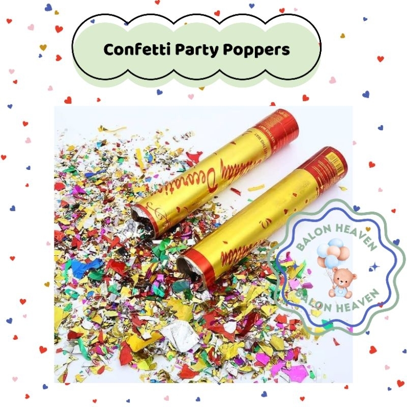 CONFETTI | PARTY POPPERS