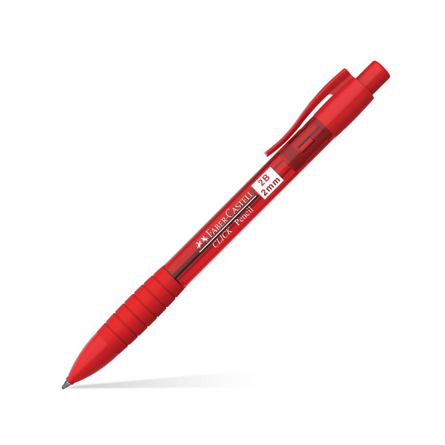 

NEW VARIAN Faber Castell Pensil Mekanik Mechanical Pencil 2 2B Bar Red