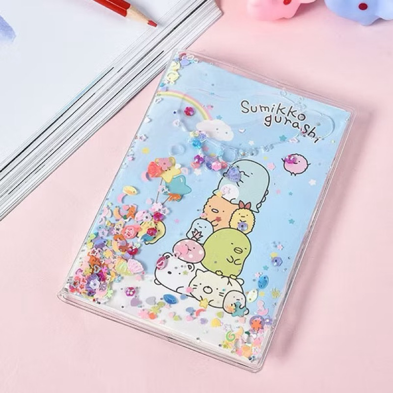 

Notebook Glitter Water Diary Buku Air Import