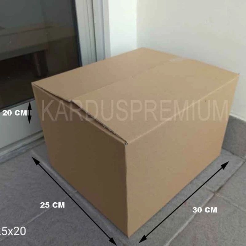 

Kardus Karton Ukuran 30x25x20 cm