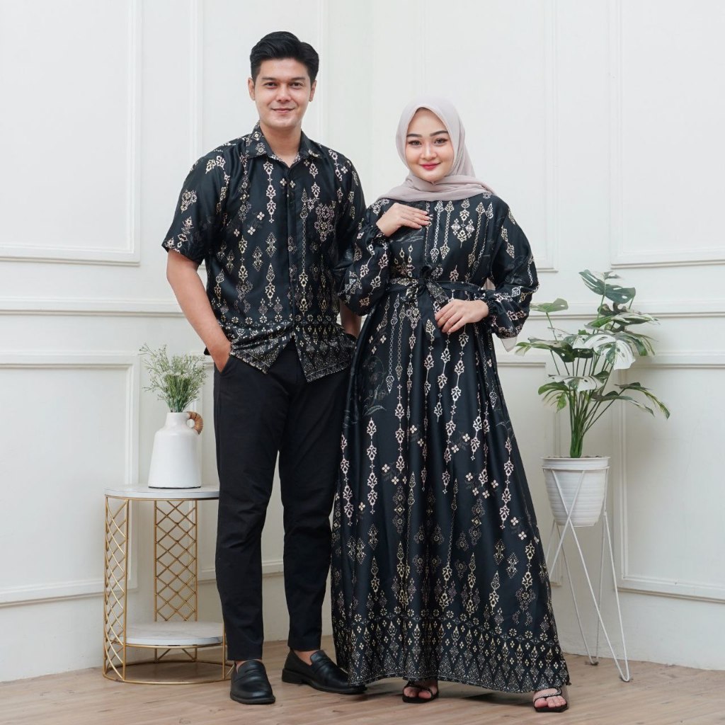 baju couple pasangan lebaran 2025 gamis couple pasangan baju batik pasangan suami istri lebaran 2024
