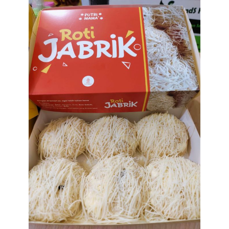 

Roti Jabrix Full Keju Mantap Isi 6