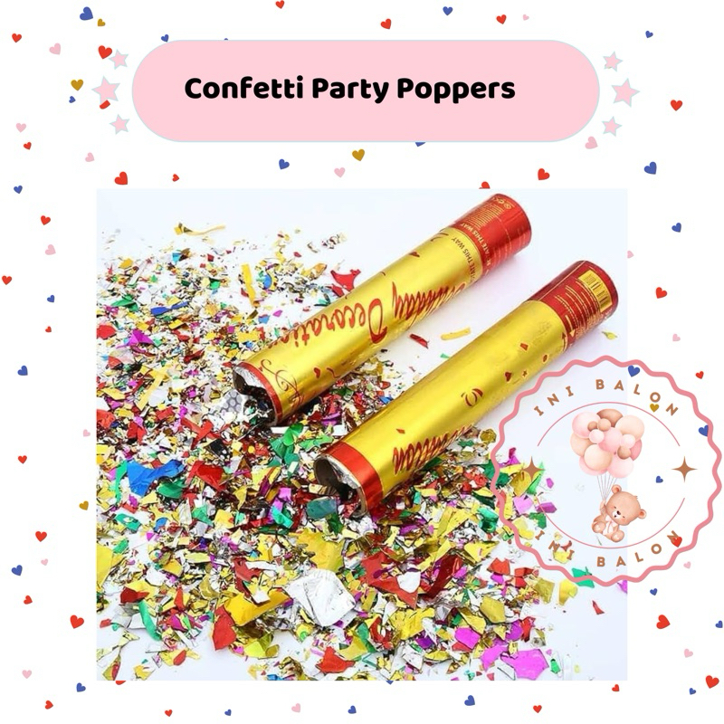 Confetti Party Poppers