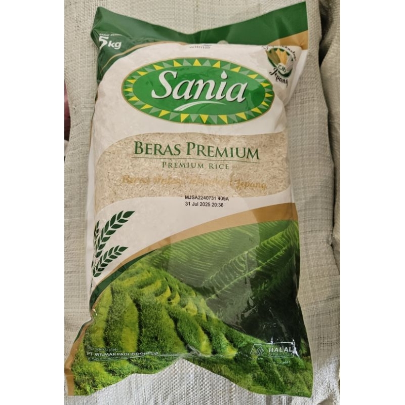 

Beras Premium Sania 5 Kg