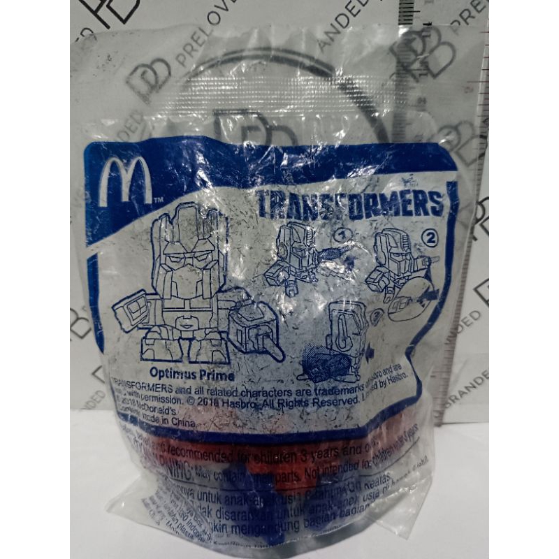 McDonald's Happy Meal Transformers Optimus Prime