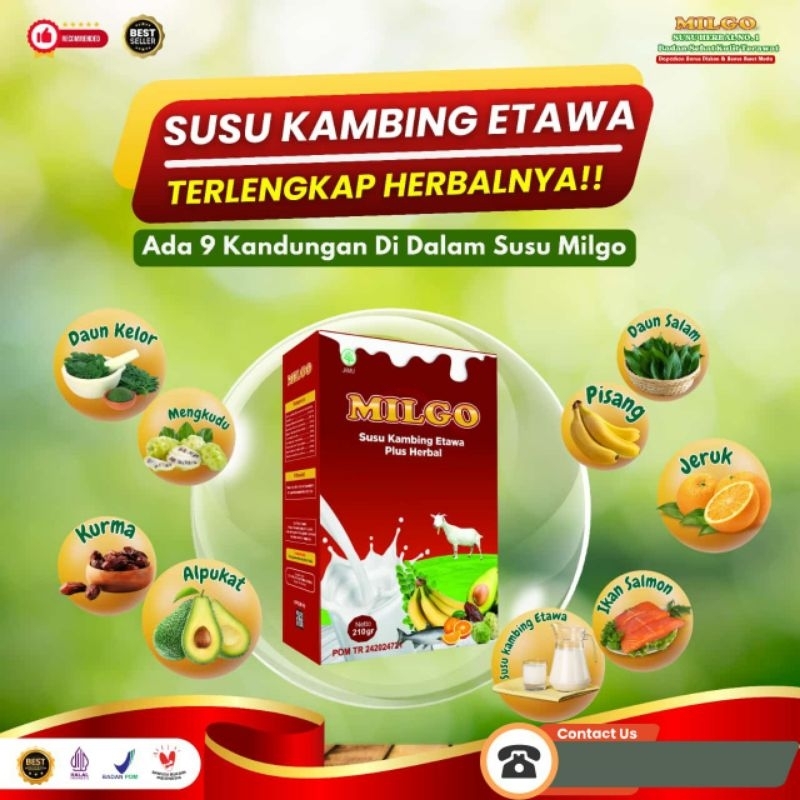 

Milgo susu herbal solusi sehat anak hingga lansia