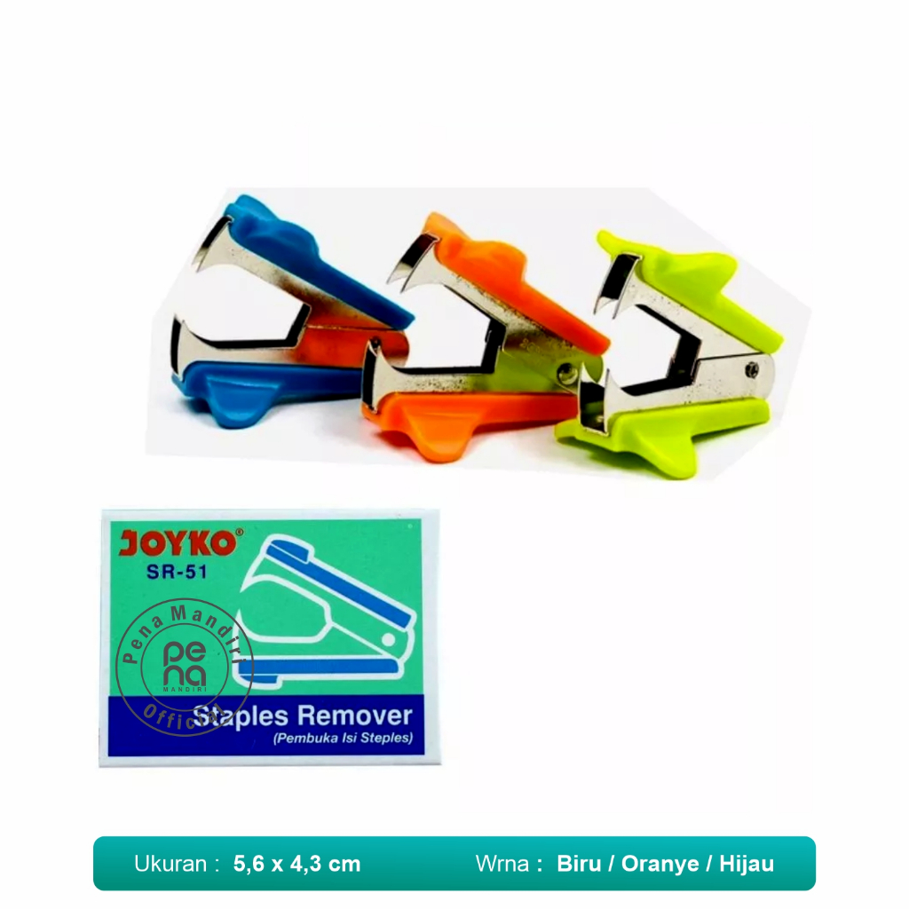 

Stapler Remover Joyko - Pencabut staples, pembuka isi staples / stapler
