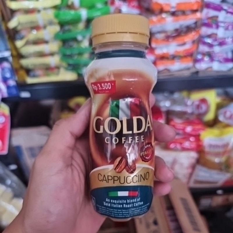 

Golda Coffee Cappuccino 200ml 1 Pcs Kopi Botol