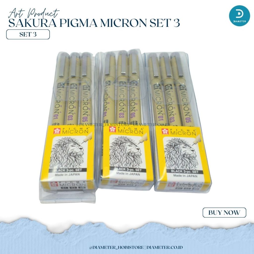 

Sakura Pigma Micron Pen Set 3