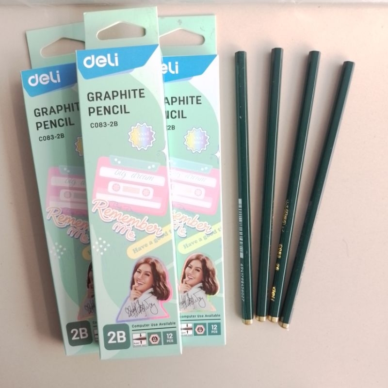 

Pensil Kayu Pencil 2B Deli C-083 Hijau Agnez Mo Edition ( 12 Pcs ) [ Original ]