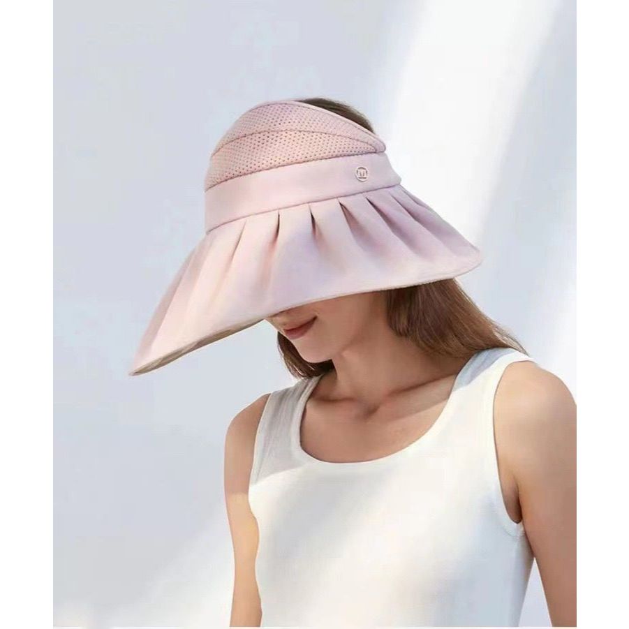Topi Pantai Wanita Anti UV Model Lebar Bisa Lipat / topi / topi pantai / topi wanita korea style / t