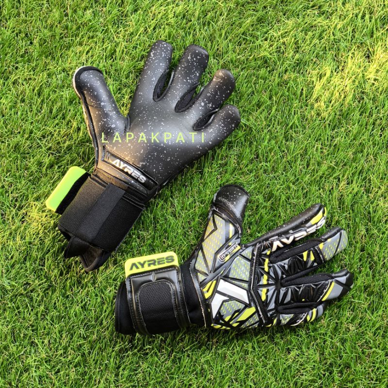 FREE ID NAME AYRES SERIES 01 BLACK YELLOW SARUNG TANGAN KIPER ORIGINAL