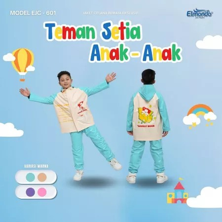 JAS HUJAN SETELAN REMAJA EXCLUSIVE ELMONDO 601