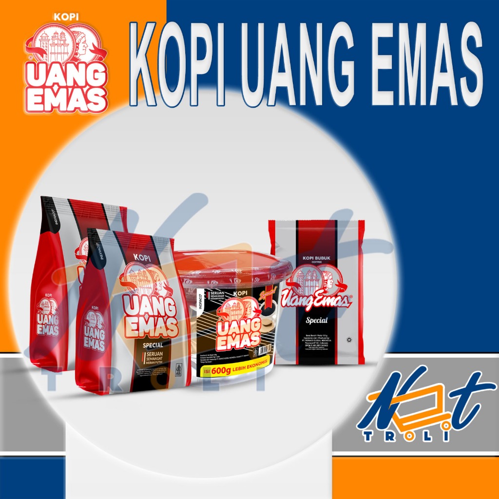 

(Paket 2pc Kopi 1kg + Free Tissue ) Kopi Uang Emas 1kg Free Tissue Travel Pack