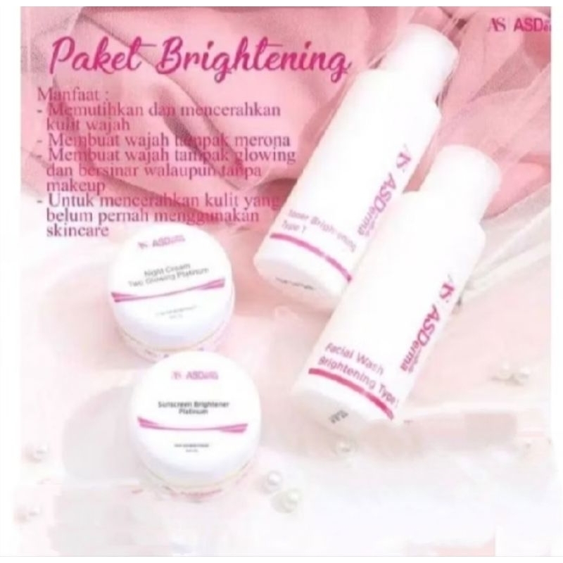 Paket brigthening Asderma aesthetic