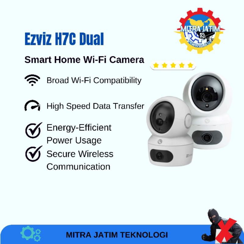 CCTV Indoor Wifi Ezviz H7C Dual