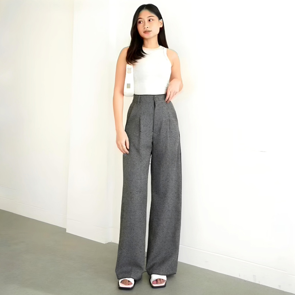 YUMI LOOSE PANTS / CELANA BASIC WANITA / LEA STORE