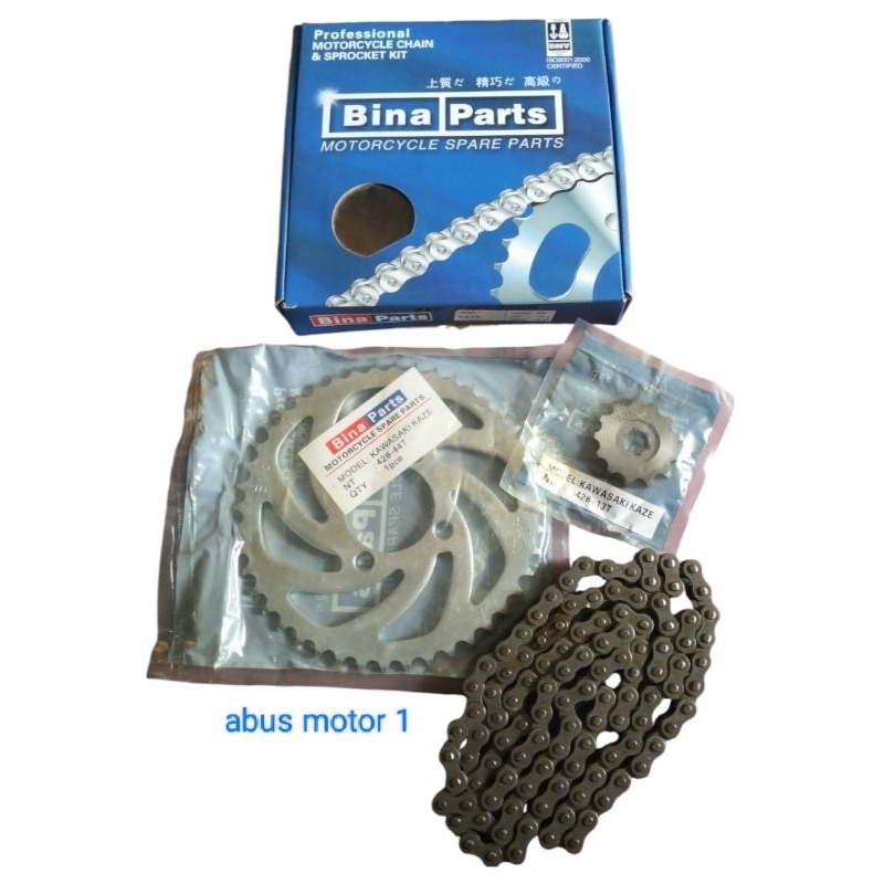 GEAR SET GEAR PAKET GIR KAWASAKI KAZE KAZE R BINA PART