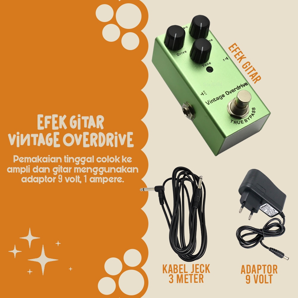 Efek Gitar Murah Overdrive / Effect Overdrive Murah
