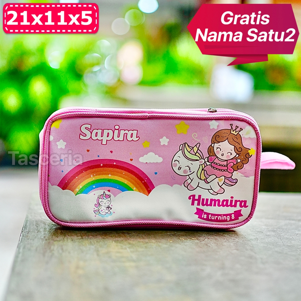 

Pensil Case Custom Unicorn / Pouch Skincare Custom / kotak pensil anak custom / Pencil Case Anak Custom / Kotak Pensil Souvenir