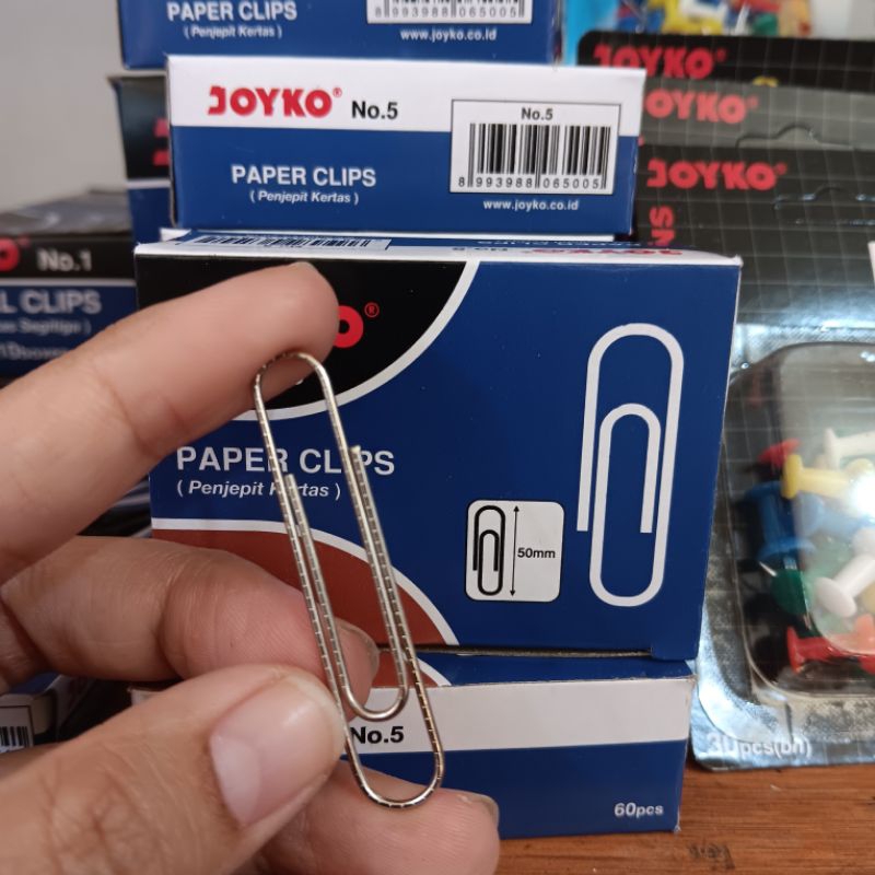 

PAPER CLIP NO 5 JOYKO PAPER CLIP BESAR JOYKO ISI 60