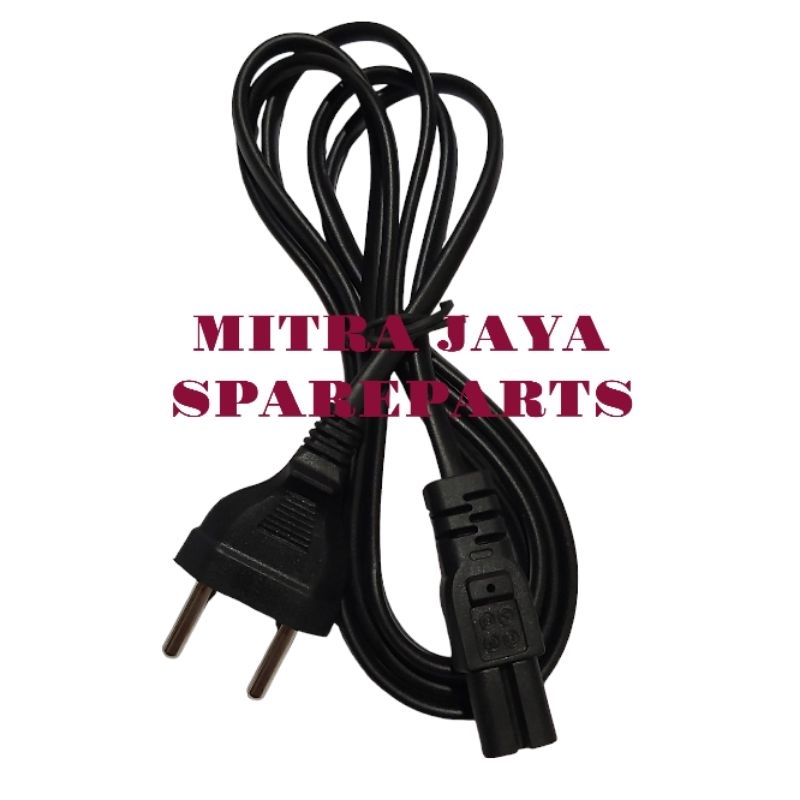 KABEL AC KABEL LISTRIK 2 PIN MODEL ANGKA 8 KABEL AMPLIFIER PSU ADAPTOR KABEL AC LISTRIK