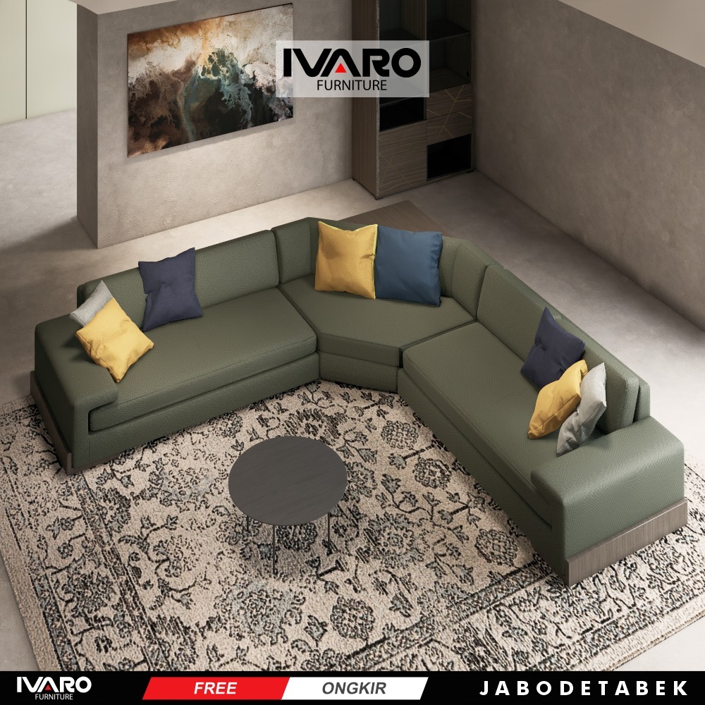 Sofa L /Sofa Minimalis/ Sofa Ruang Tamu Kaisar Ivaro