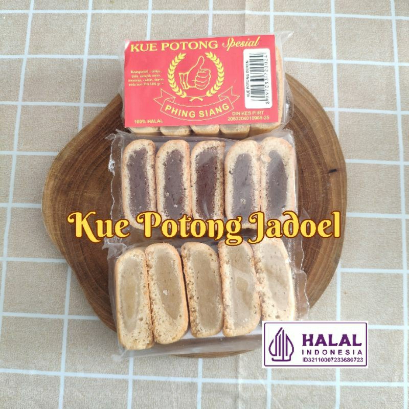 

PHING SIANG | KUE POTONG SPECIAL RASA DURIAN / COKLAT 5pcs/pack HALAL VEGETARIAN