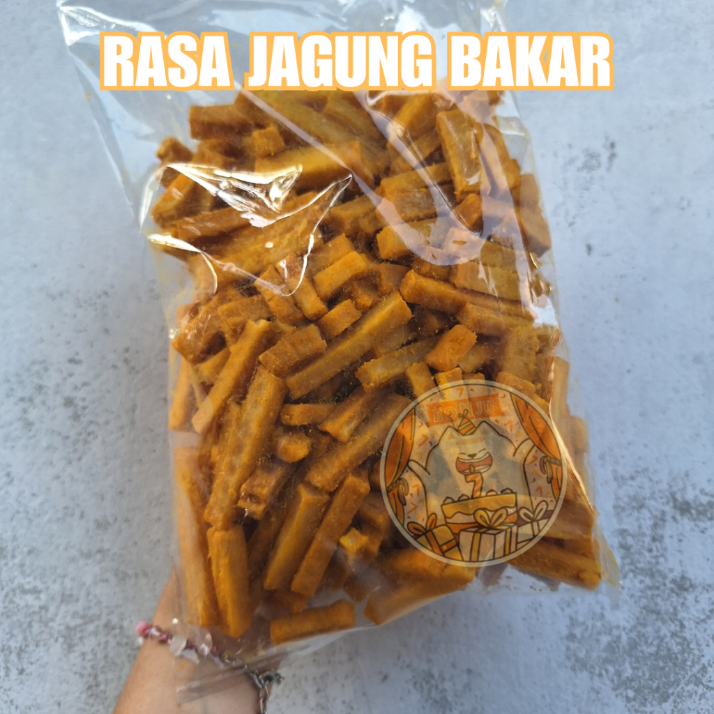 

KERIPIK STIK SUKUN MENTEGA GRADE A Stik Sukun Mentega Enak Kemasan 500Gr 1Kg Renyah Gurih Asin Enak