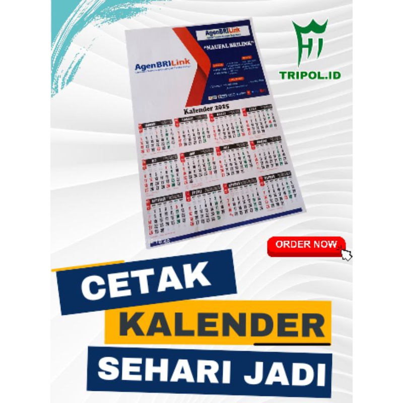 kalender agen brilink 2025 tanpa minimal order