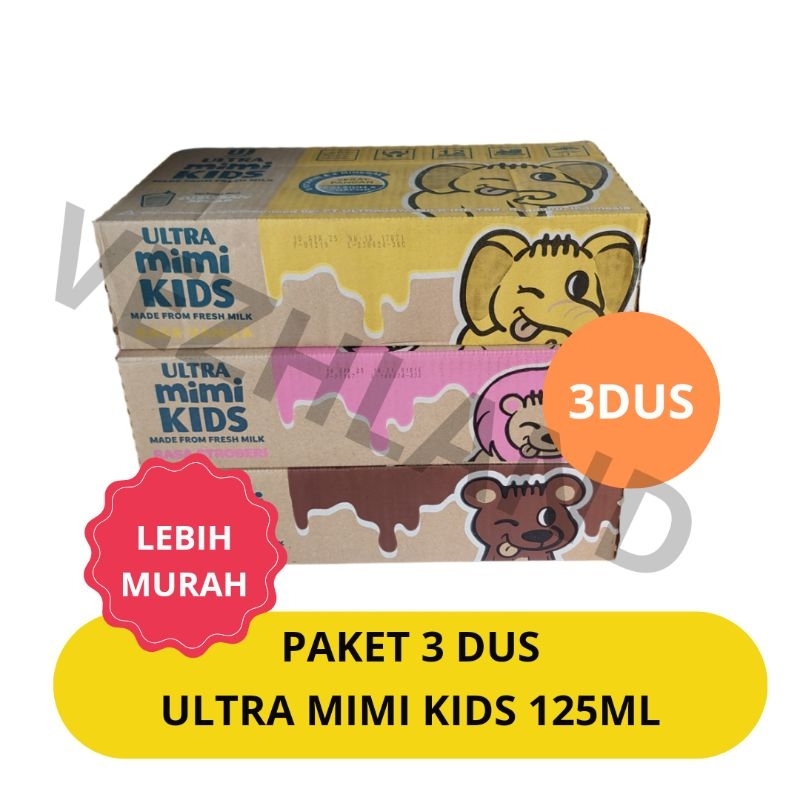 

[ PAKET 3 DUS ] Susu Ultra Milk Mimi Kids ( Grosir ) ( Surabaya )