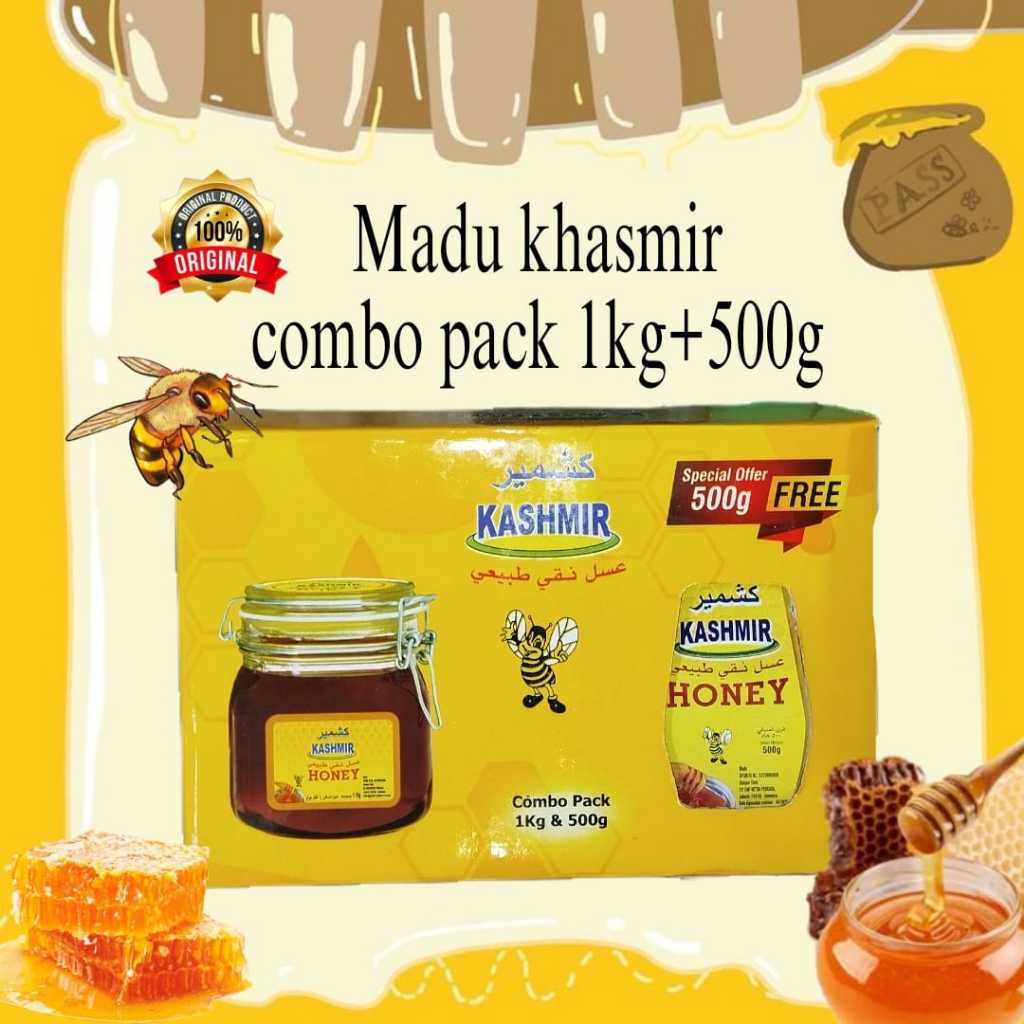 

Madu Kashmir 1Kg Free 500gr Original HALAL BPOM