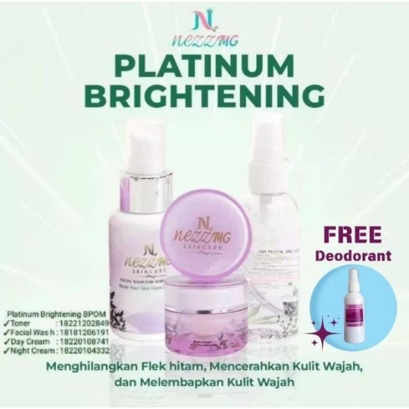 NezzMG Skincare Platinum Brightening