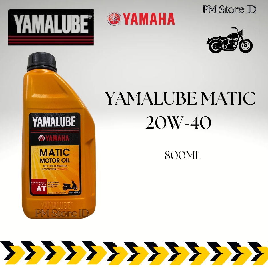 YAMALUBE MATIC 20W-40 / OLI YAMALUBE MATIC 0,8L