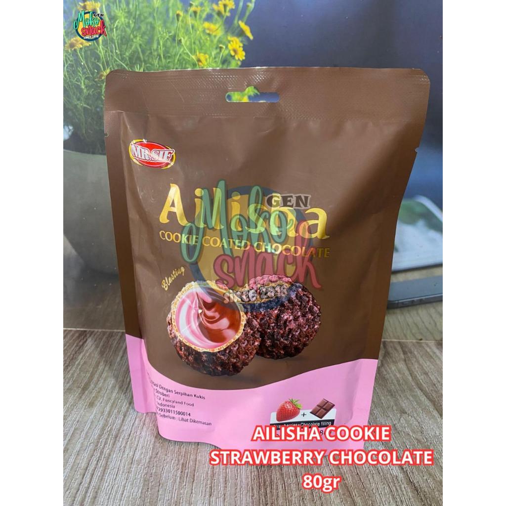 

Ailisha Cookie Strawberry Chocolate Filing 80gr